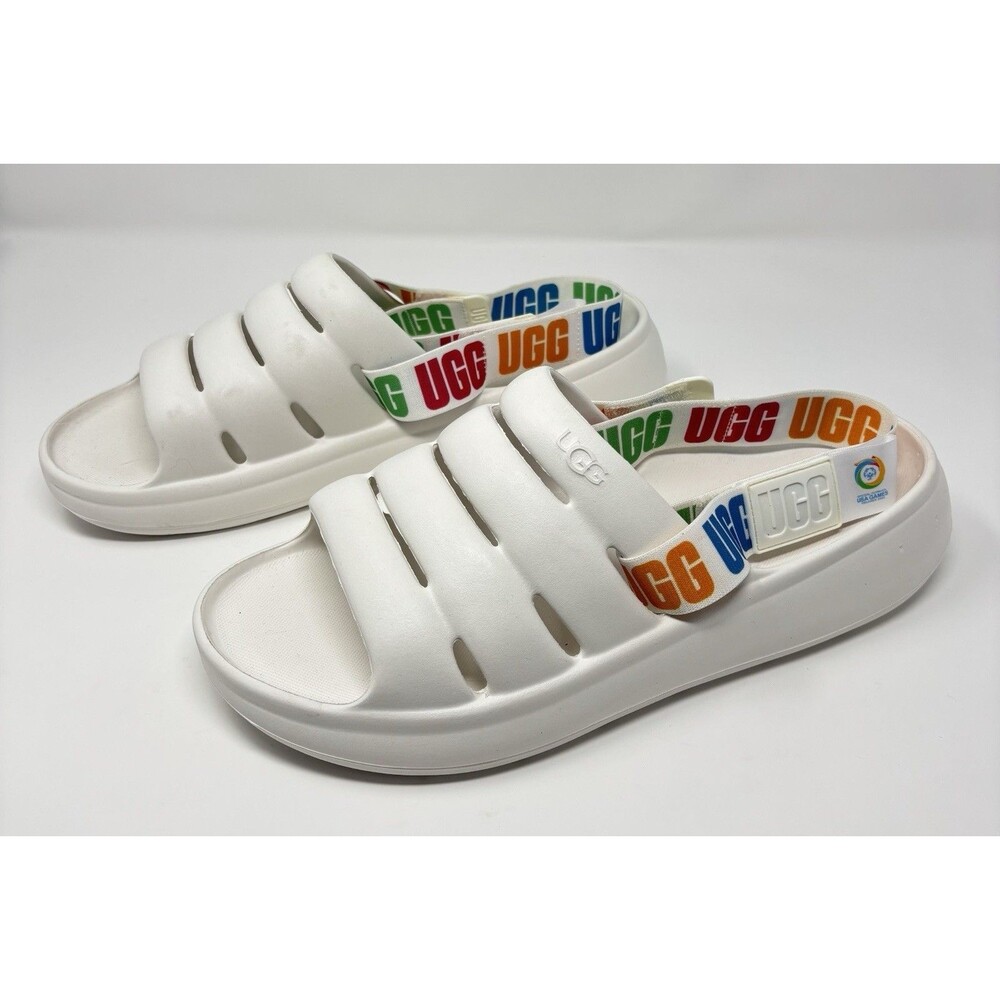 UGG Mens Sport Yeah So Slides Slingback Sandals Mens 12 Special Olympics Shoes